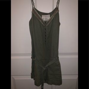 Aeropostale, green romper